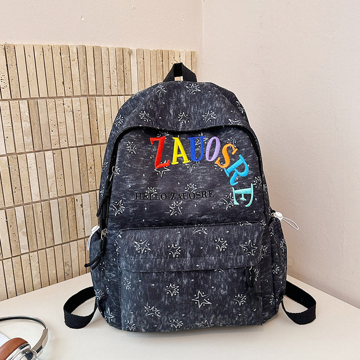 Stylischer mit Sternen verzierten Cordura-Rucksack Karnz