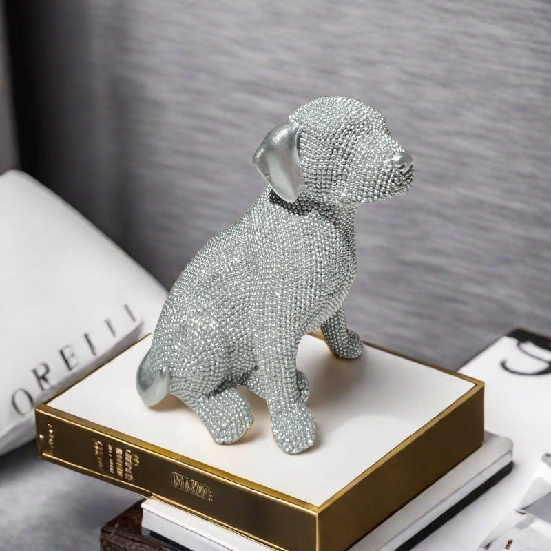 Dekorative Französische Bulldogge Skulptur Karnz