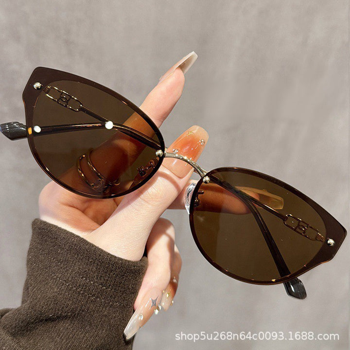 Stylische Katzenaugen-Sonnenbrille