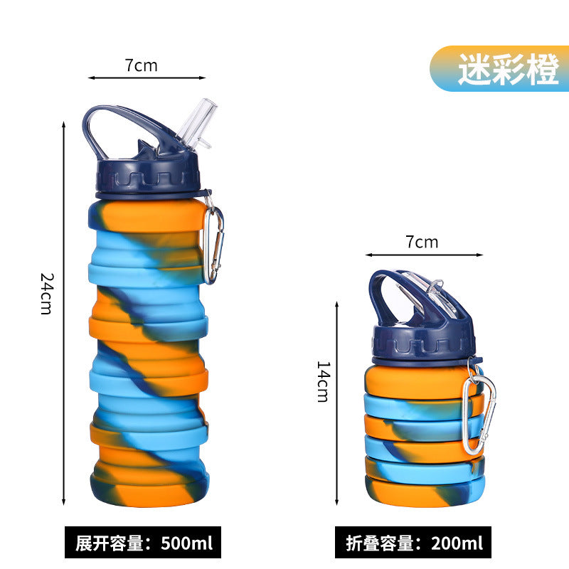 Damen Flexible Faltbare Trinkflasche Karnz
