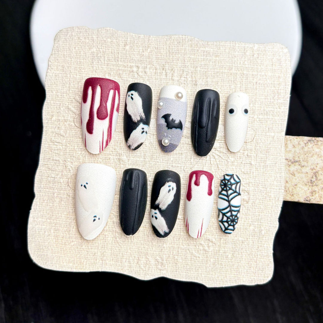 Halloween-Themen Dekorative Nagelkunst Set