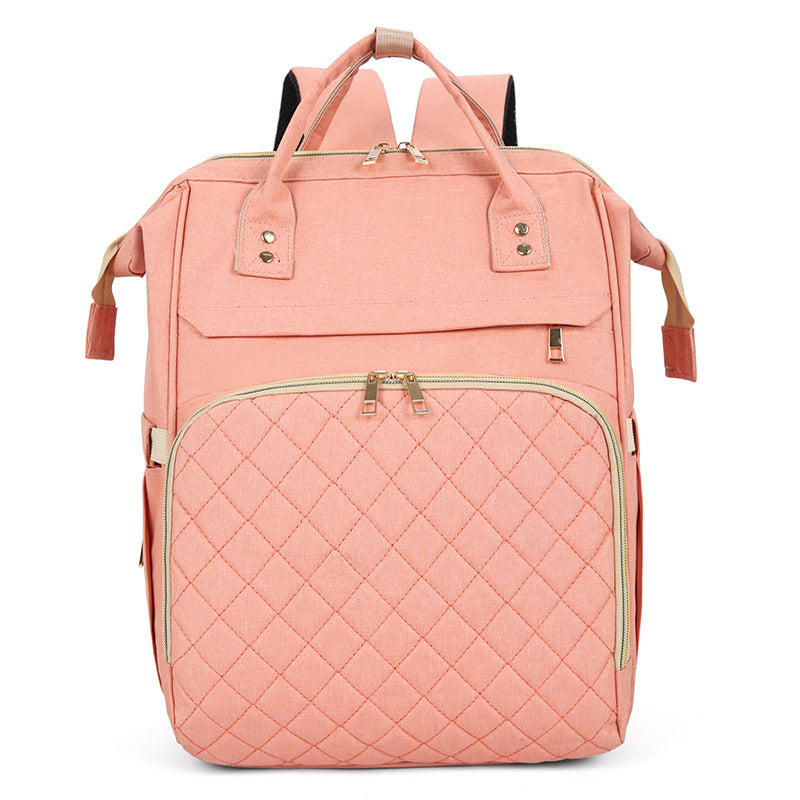 Multi-Funktionaler Gep quilteter Reise-Rucksack Karnz