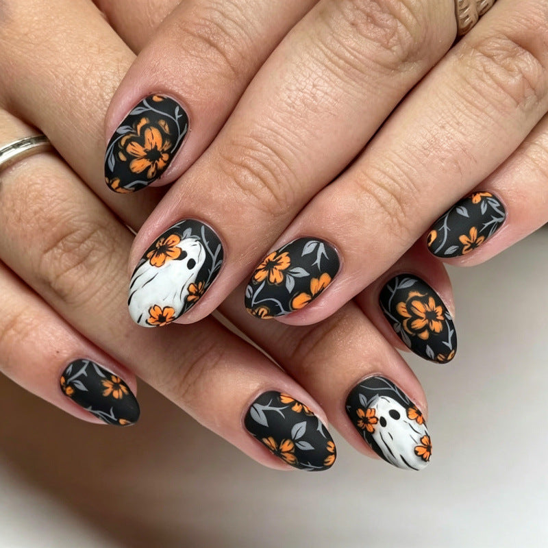 Blumiges Press-On Nagelkunstset