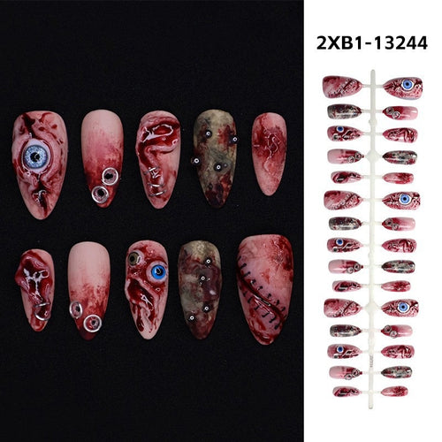 Kreatives Halloween Kunstnagelset Karnz