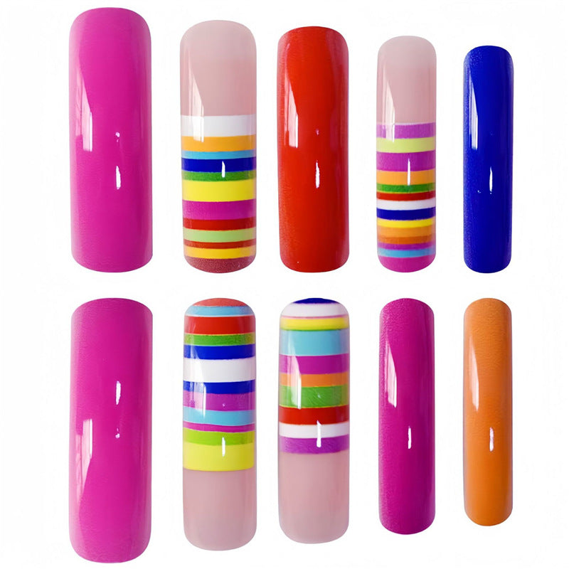 Vibrantes Design Nagelkunst Set Karnz