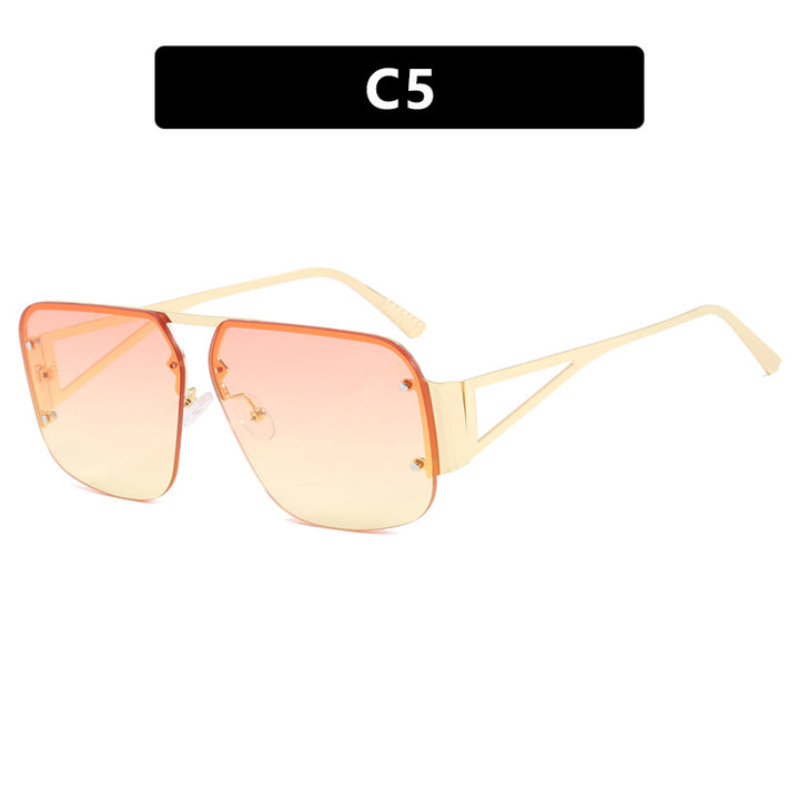 Damen optische Brille mit elegantem, geometrischem Design und hochwertigem Metallrahmen Karnz