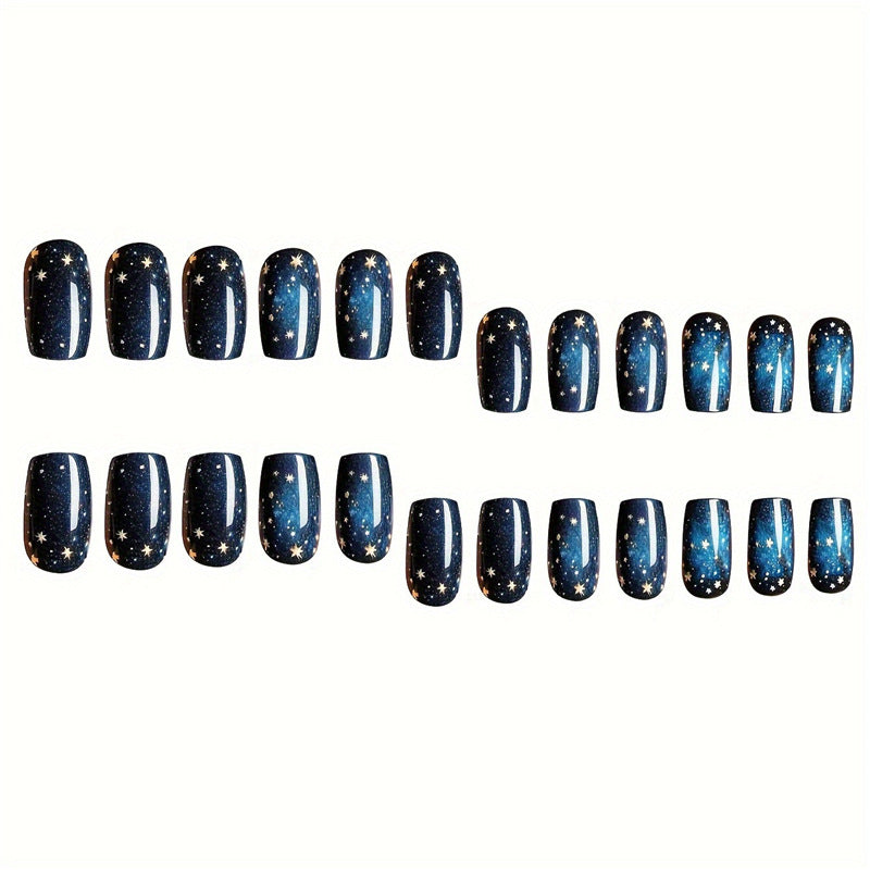 Celestial Starry Night Press-On Nail Set Karnz