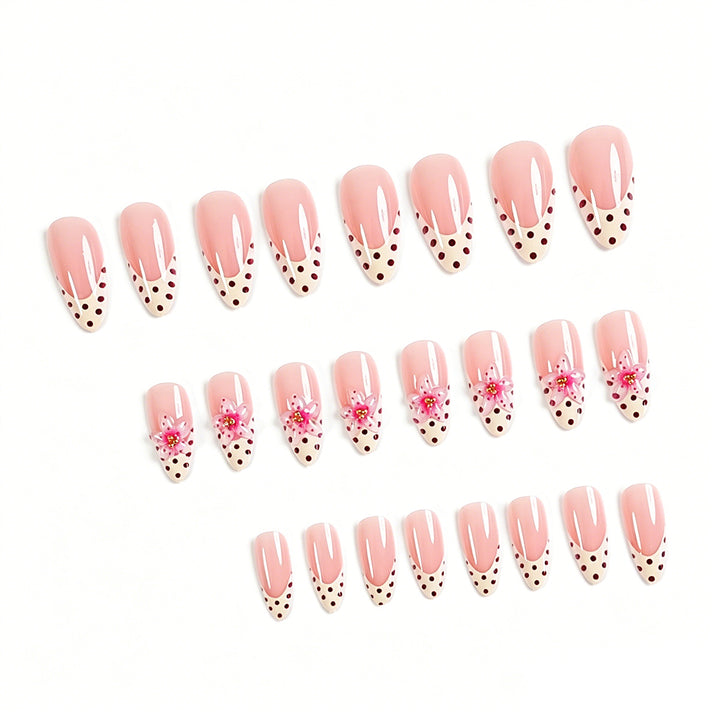 Premium Press-On Nail Art Set mit Zubehör