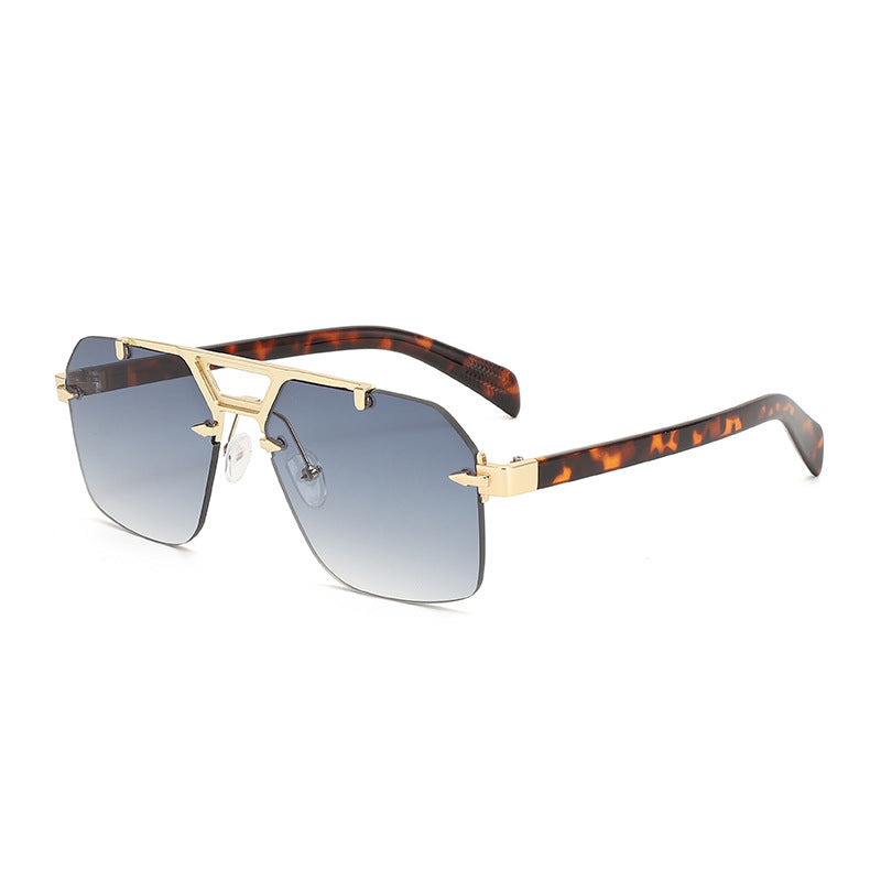 Damen Designer-Sonnenbrille mit auffälliger geometrischer Form Karnz