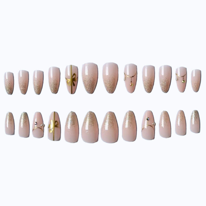 Nail Art Design Kit mit Perlen und Glitzer