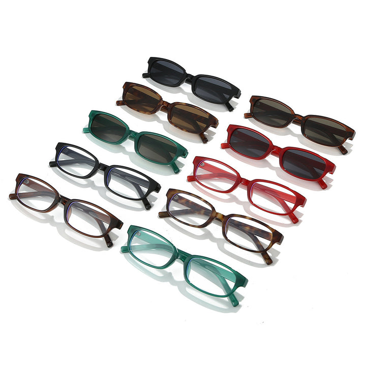 Retro-inspirierte rechteckige Sonnenbrille Karnz