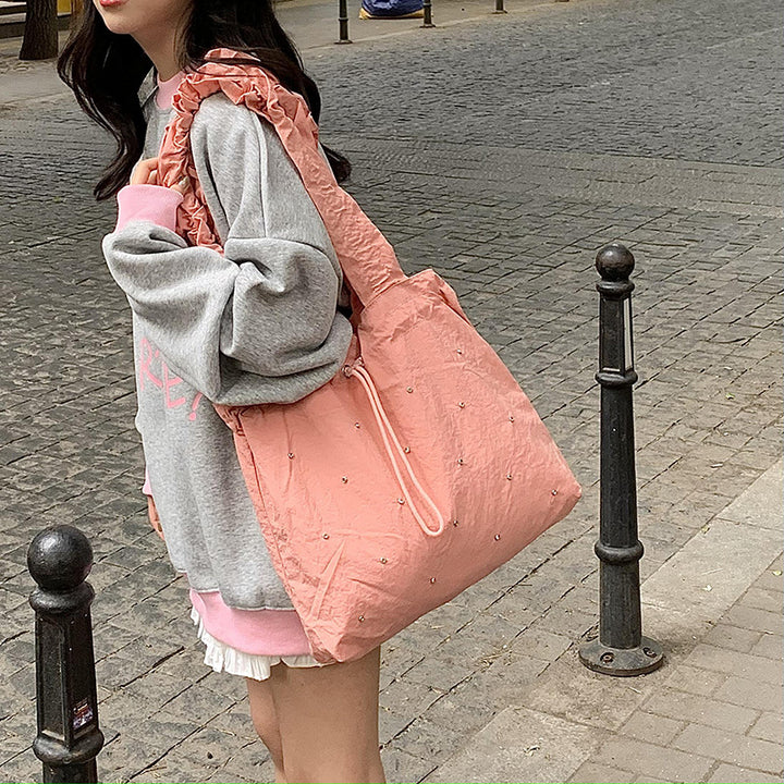 Elegante Versammelte Schlauch-Handtasche