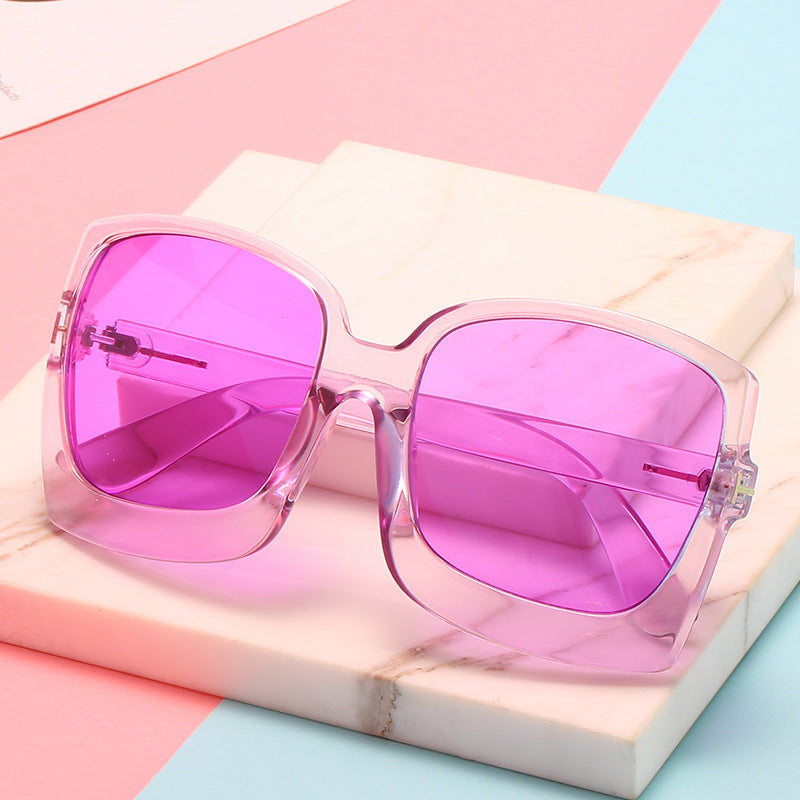 Oversized Fashion Gradient Sonnenbrille Karnz