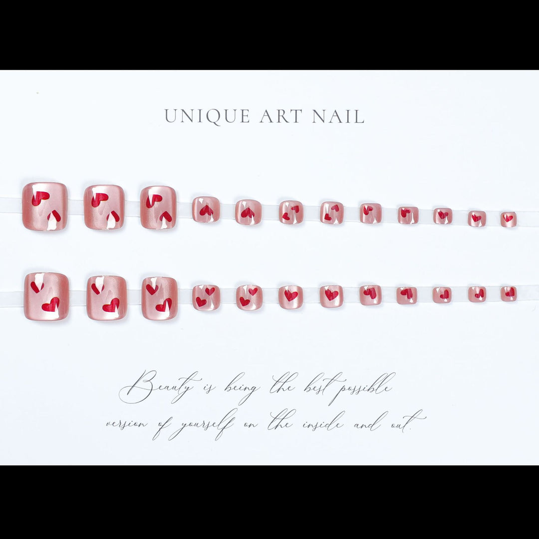Kreatives Herz-Themen Nagelkunst Set Karnz