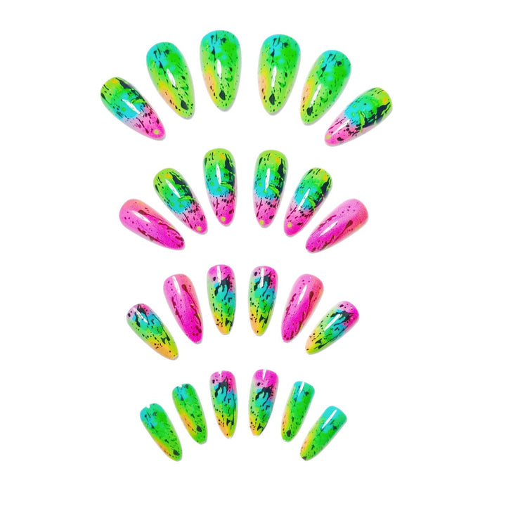 Kreative Neon Nagelkunst Karnz