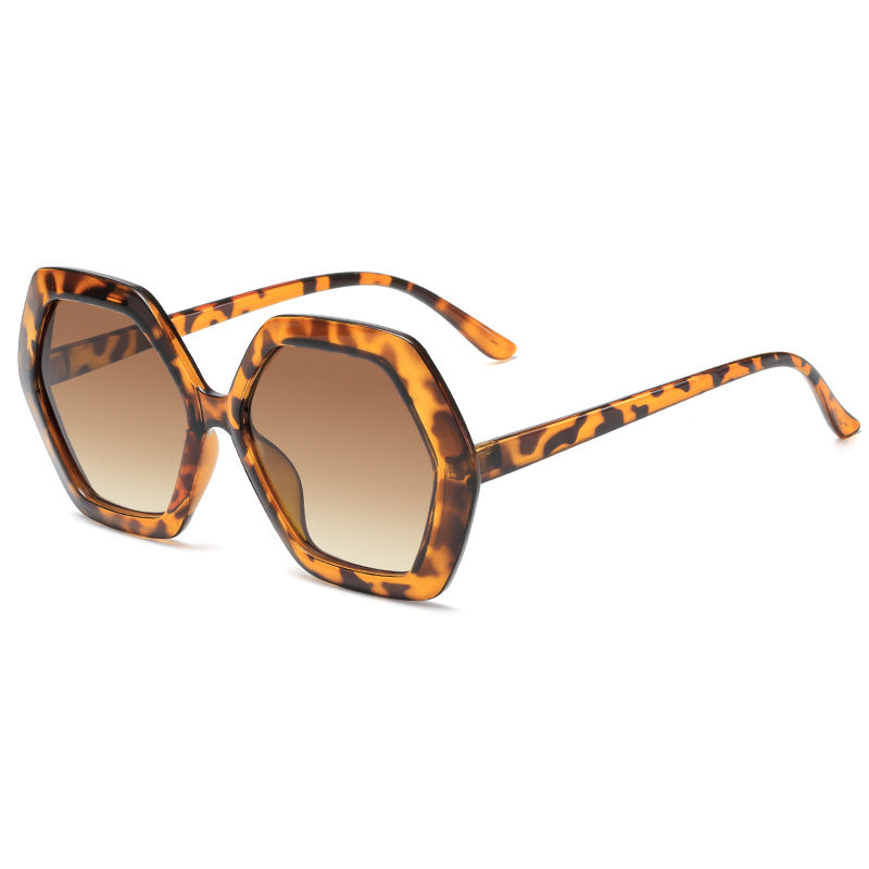 Damen geometrische Sonnenbrille mit modernem Design Karnz