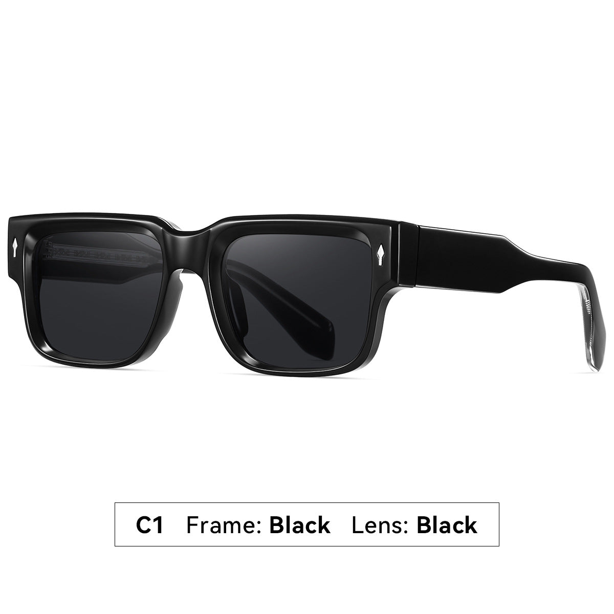 Damen Sonnenbrille im modernen, kantigen Design Karnz