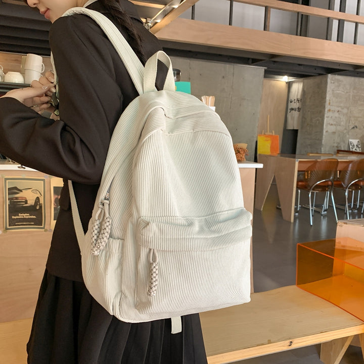 Cord-Rucksack mit Vielseitigen Fächern und Ergonomischem Design Karnz