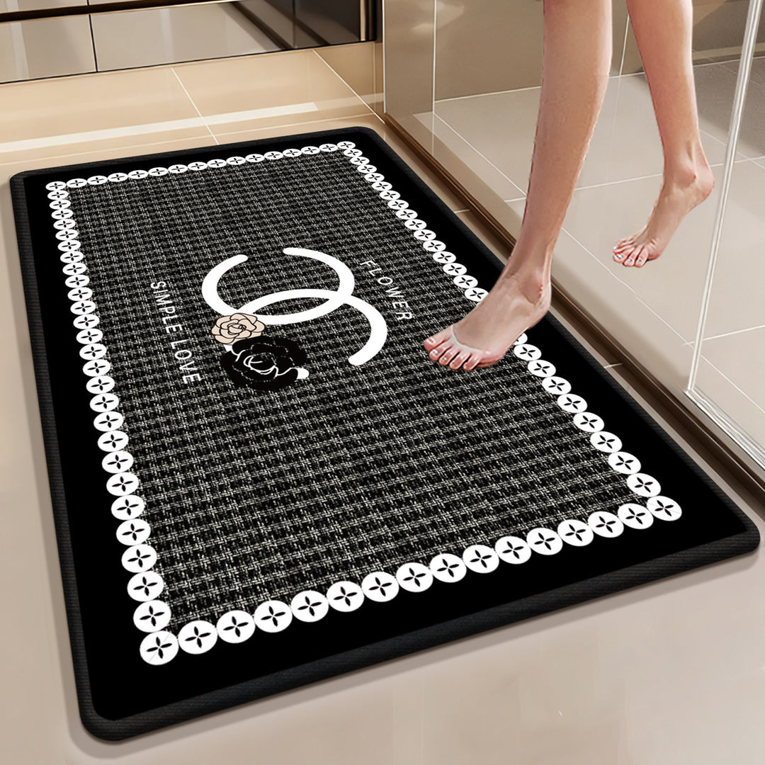 Stylische abstrakte Design-Badematte