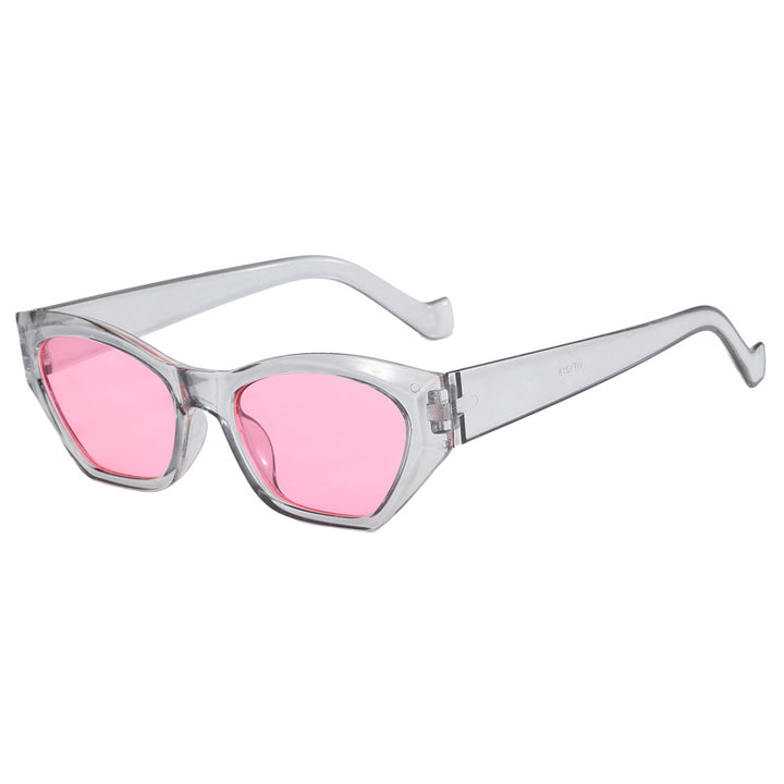 Damen einzigartige geometrische Sonnenbrille Karnz