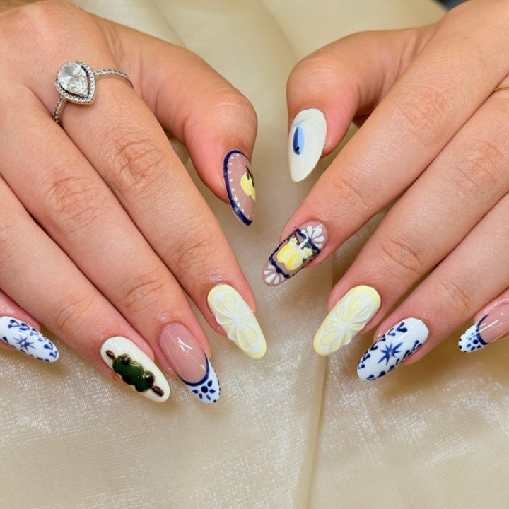 Tierisch inspiriertes Press-On-Nagelkunst-Set Karnz