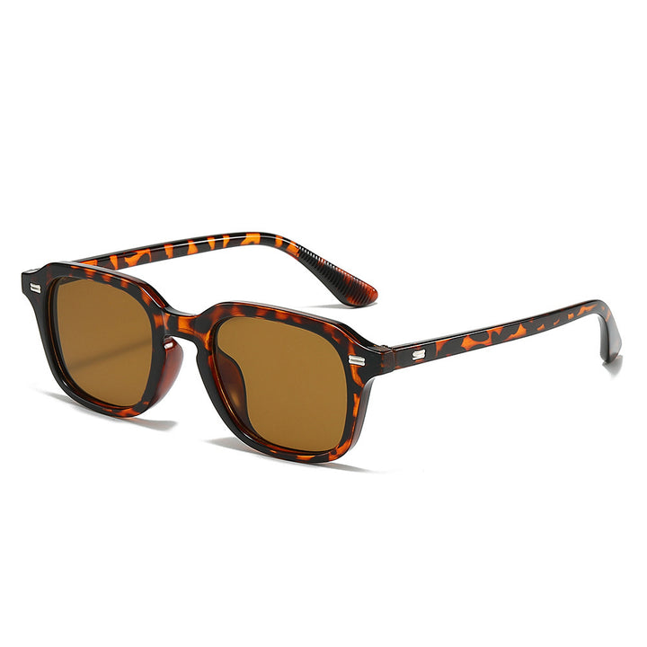 Retro-inspirierte quadratische Rahmen Sonnenbrille Karnz