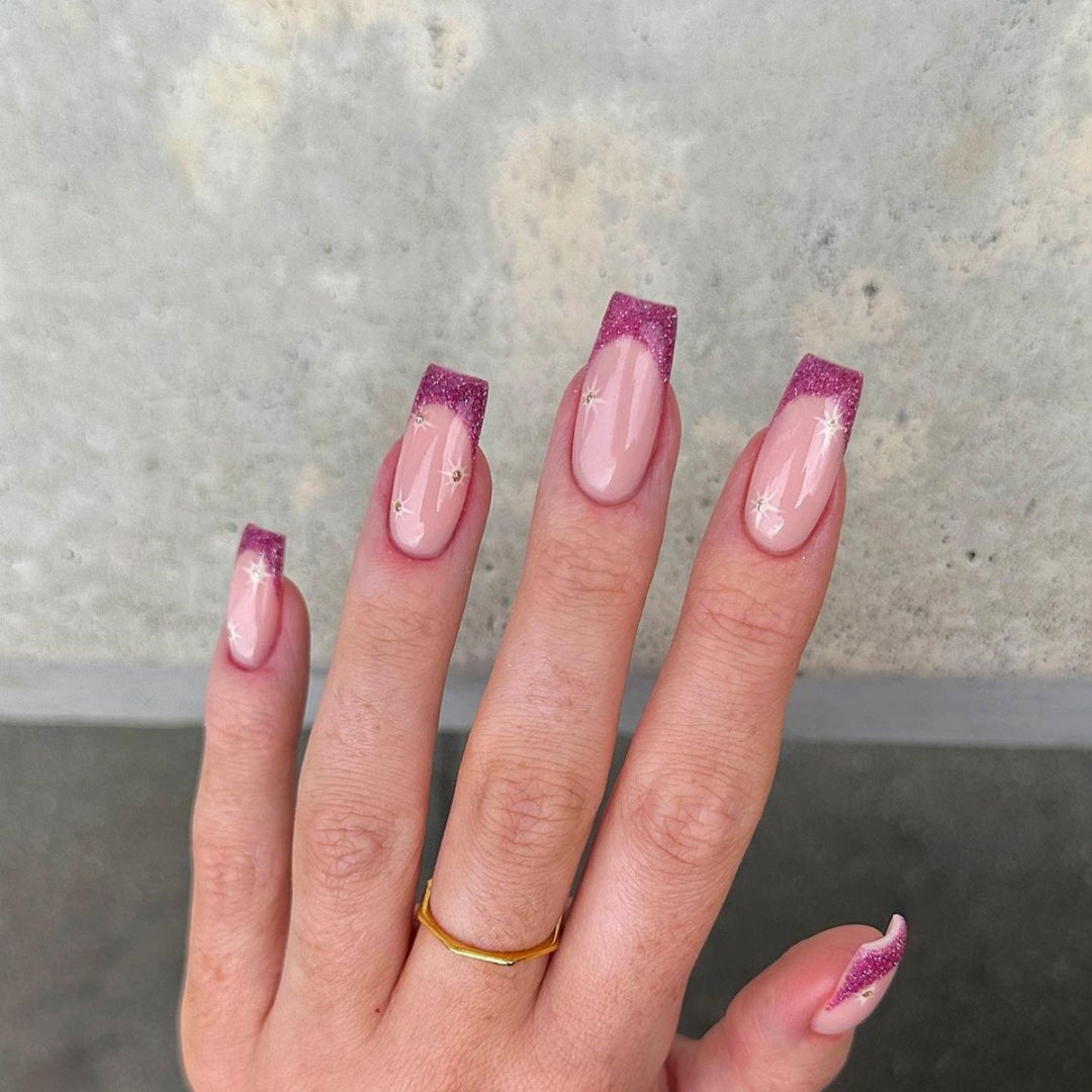 Funkelnd Elegante Stiletto Nagelerweiterungen Karnz