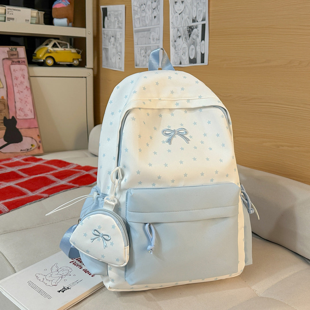 Verspielter, mit Schleifen verzierter Rucksack Karnz