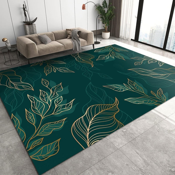 Luxuriöser marmor-inspirierter Teppich
