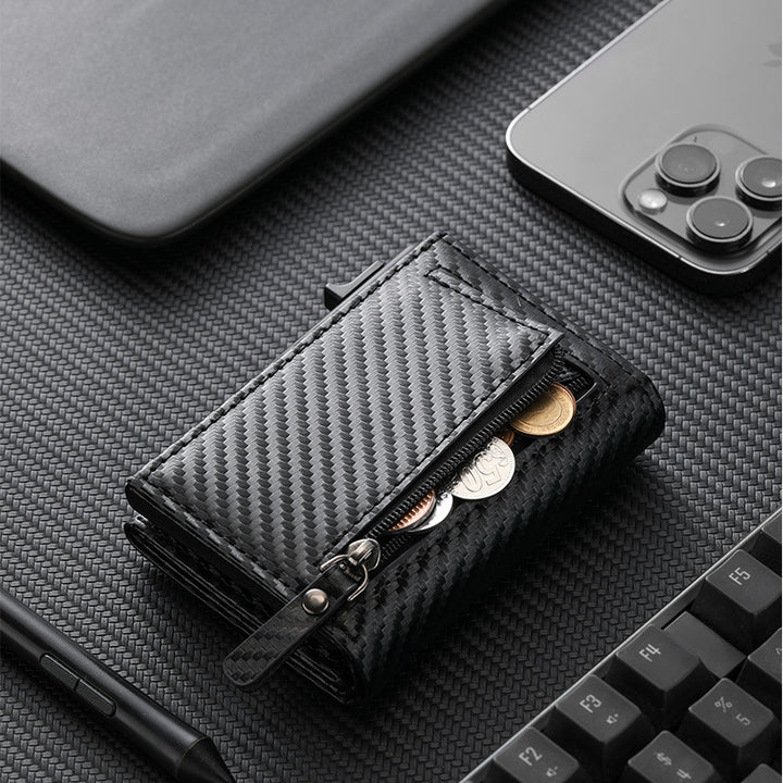 Carbonfiber-Reißverschluss-Wallet Karnz