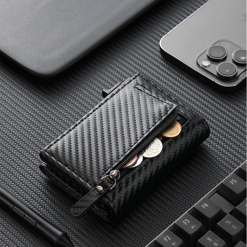 Carbonfiber-Reißverschluss-Wallet Karnz