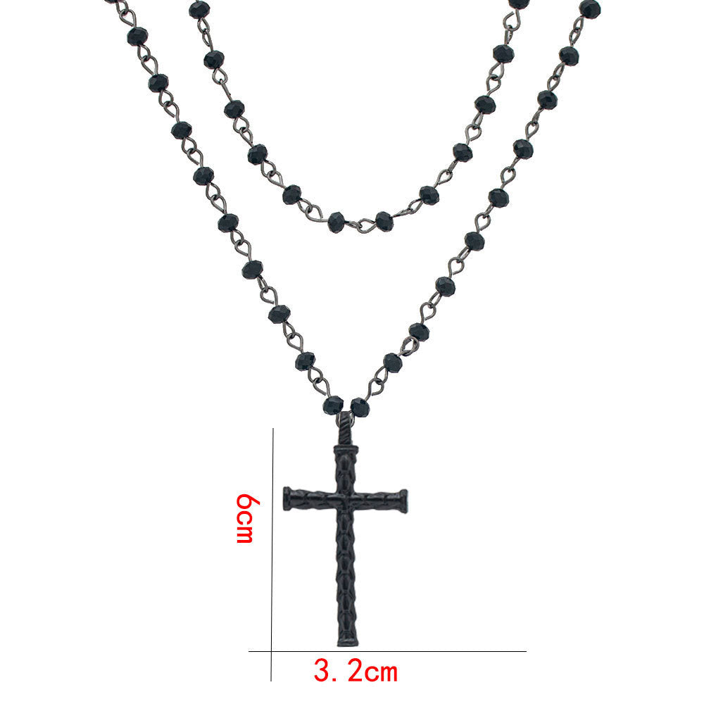 Schichteter Kristall-Mond Schmuckset Karnz
