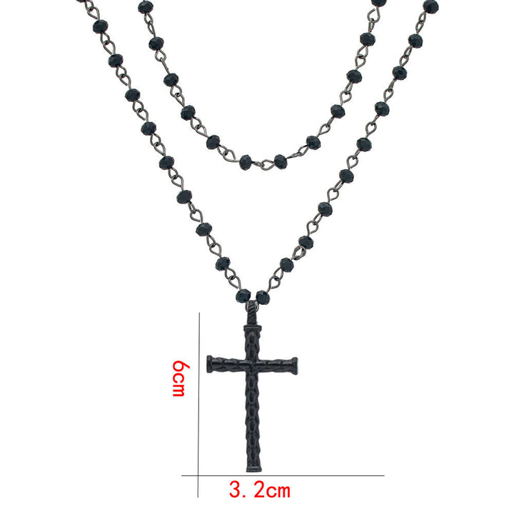 Schichteter Kristall-Mond Schmuckset Karnz