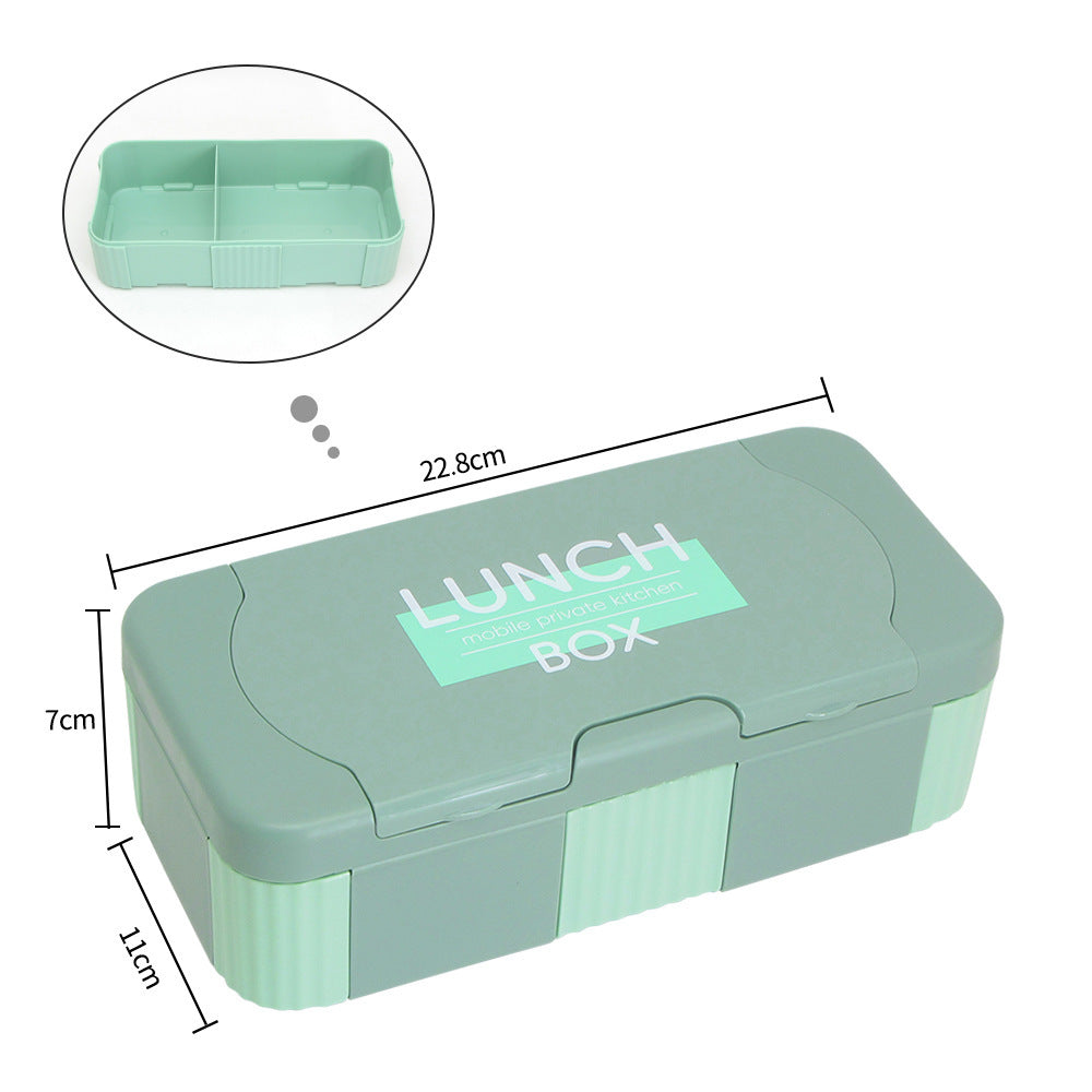Stilvolle Mehrfach-Sektionen Lunchbox