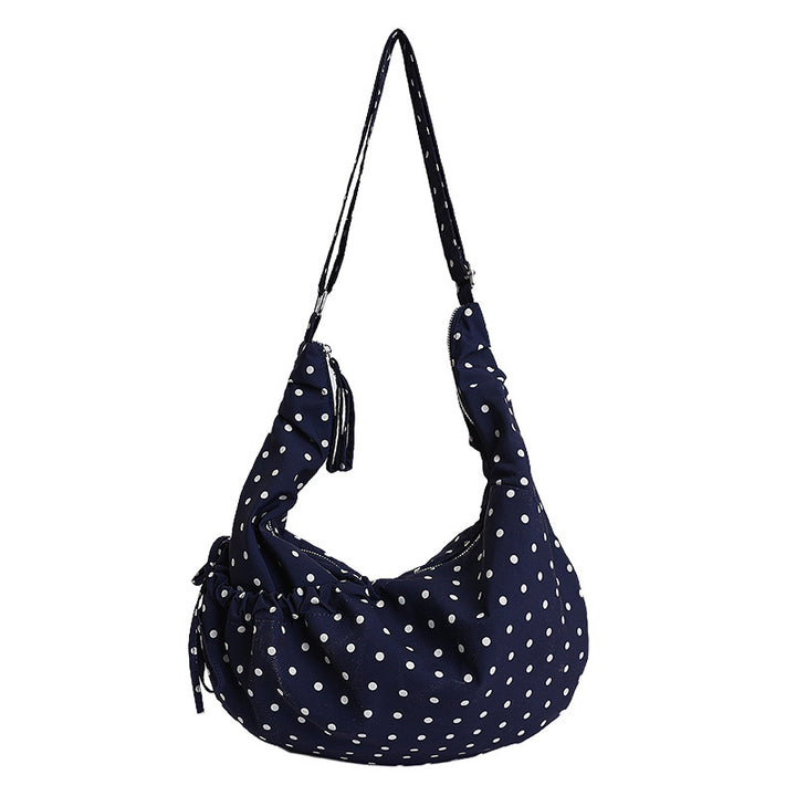 Punktemuster Schultertasche