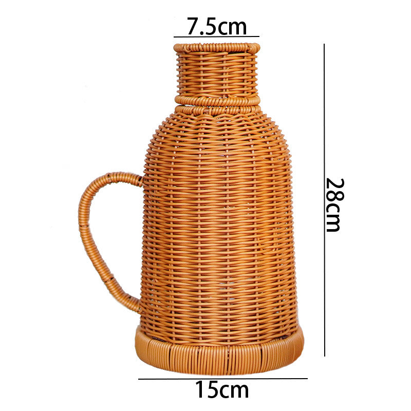 Handgefertigte dekorative geflochtene Wasserkanne Karnz