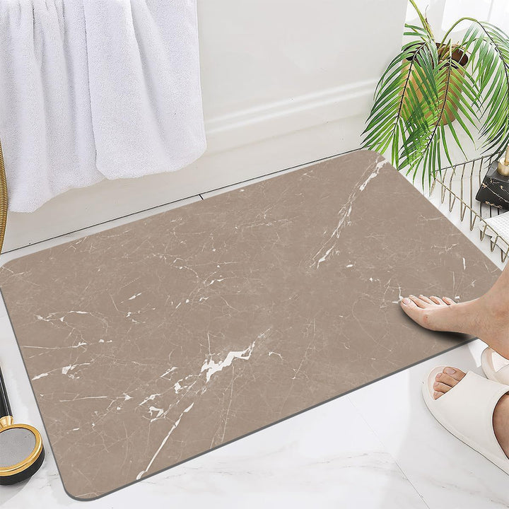 Luxuriöse weiche Marmor-Badmatte