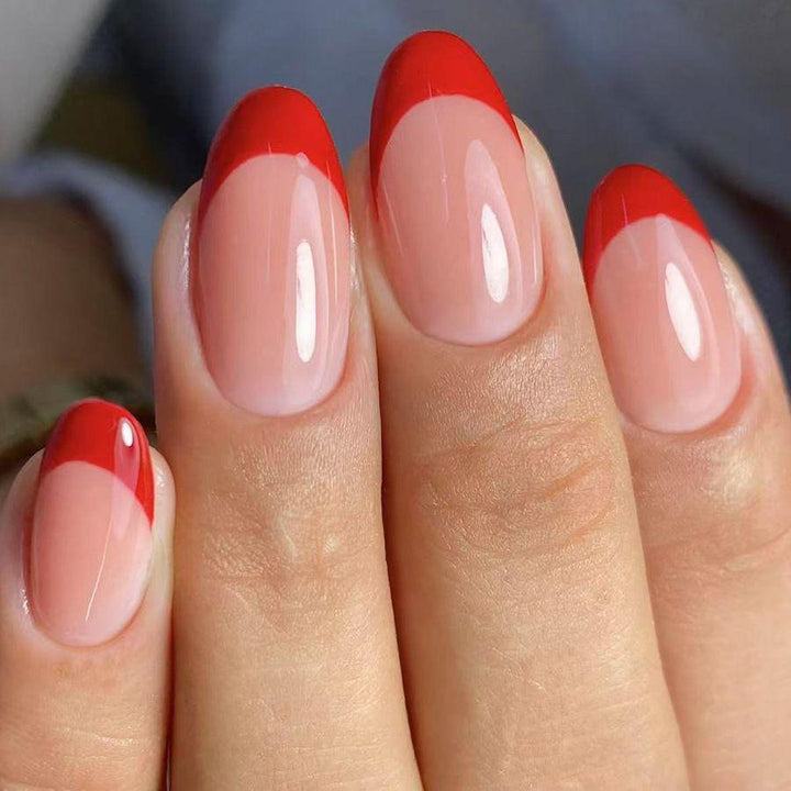 Elegantes französisches Spitzen-Nagelset Karnz