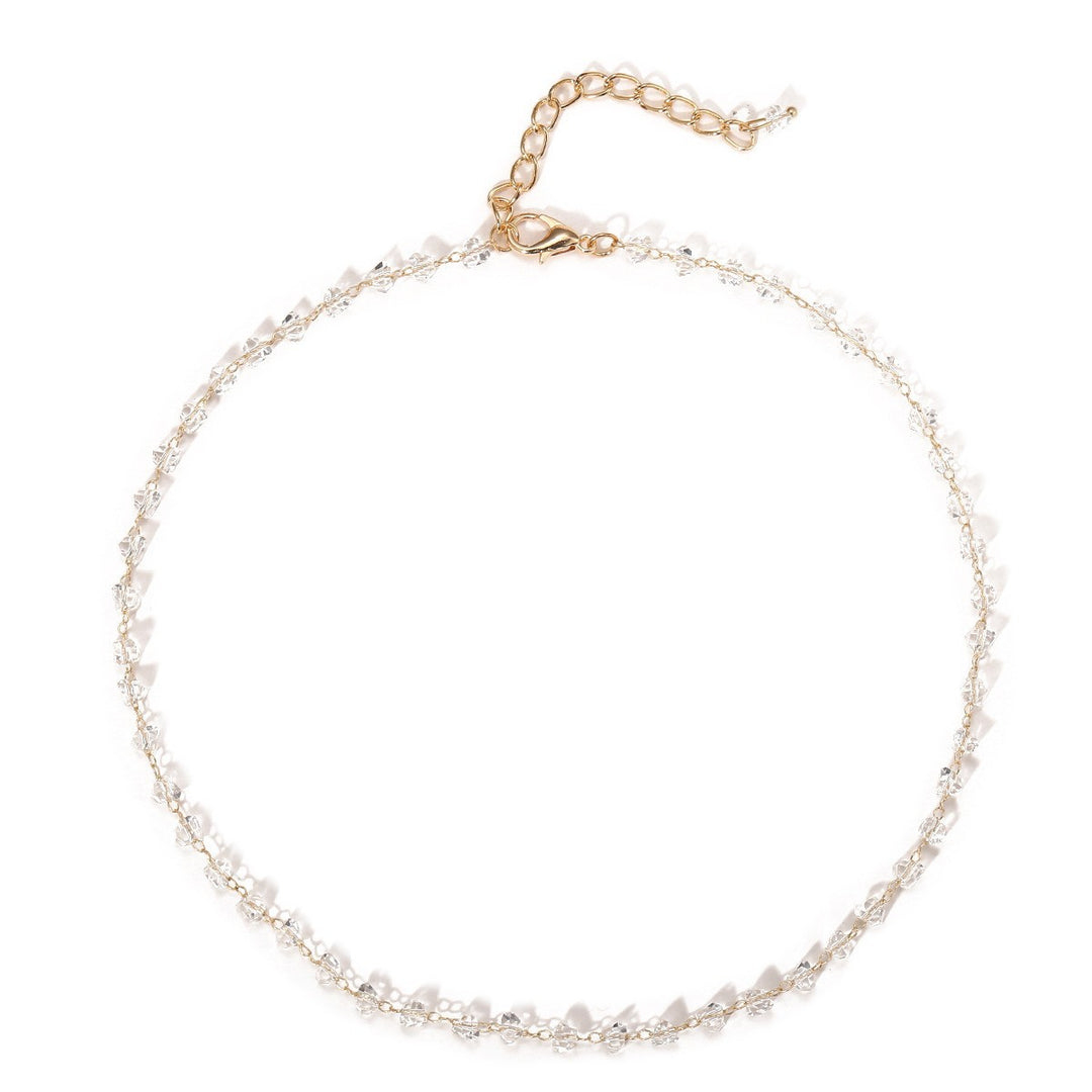 Elegante Perlen- und Ketten-Anklet Karnz