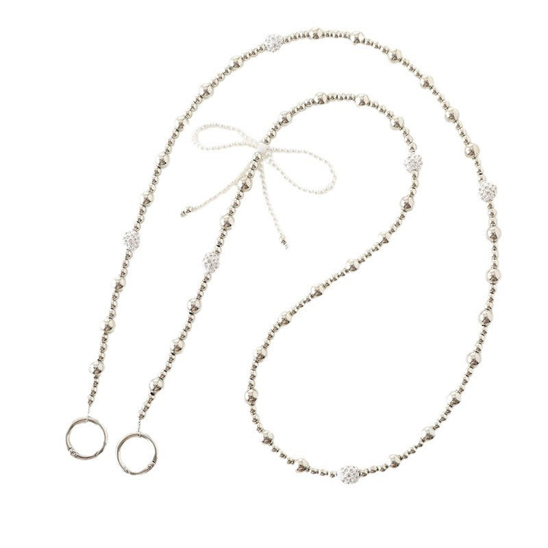 Elegante Perlen Brillenband Karnz