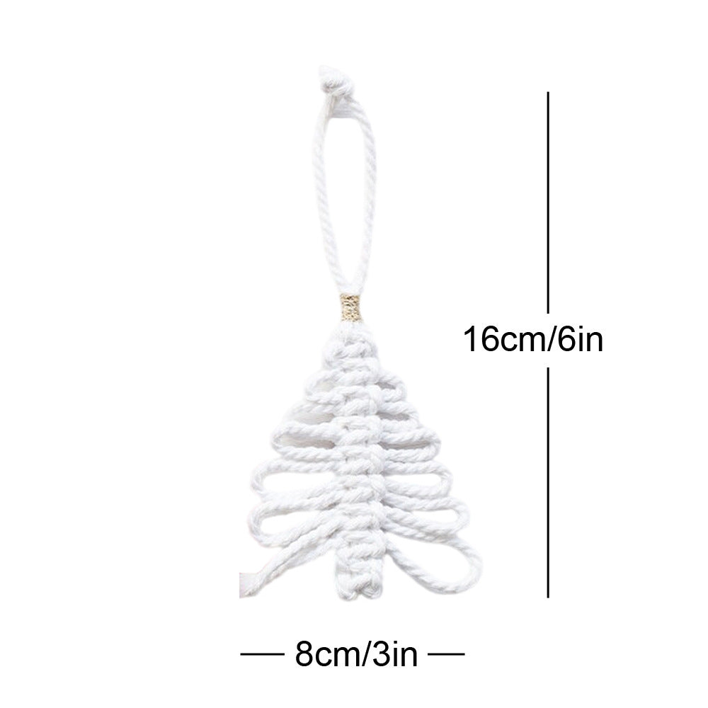 Macrame Weihnachtsbaum Ornament Karnz