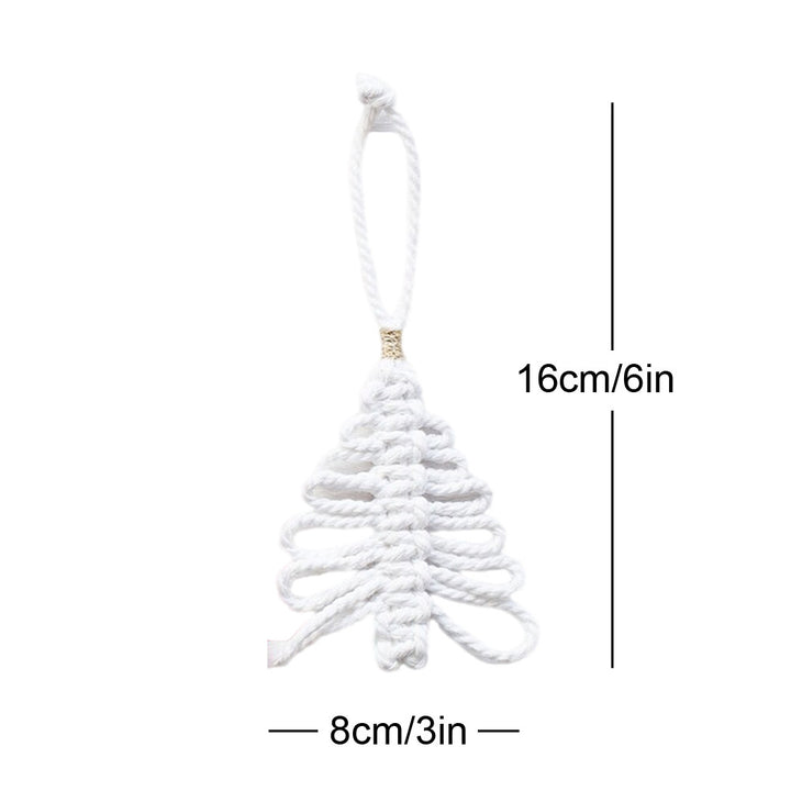 Macrame Weihnachtsbaum Ornament Karnz