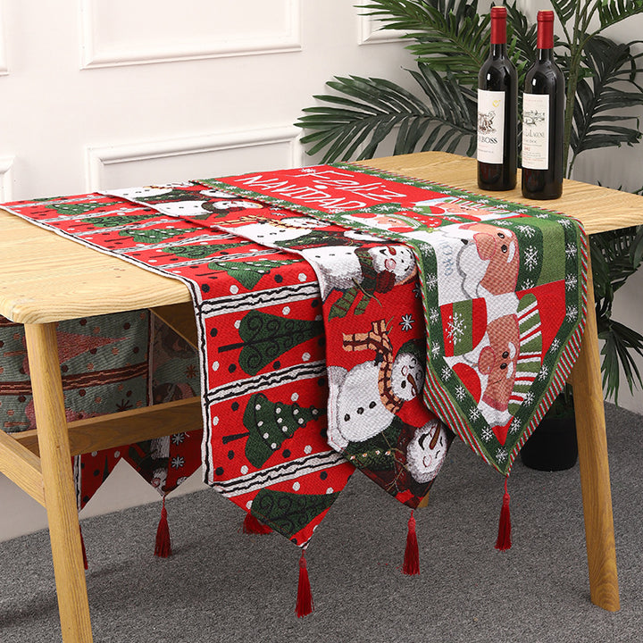 Weihnachts Tischläufer mit Rentier-Motiv Karnz