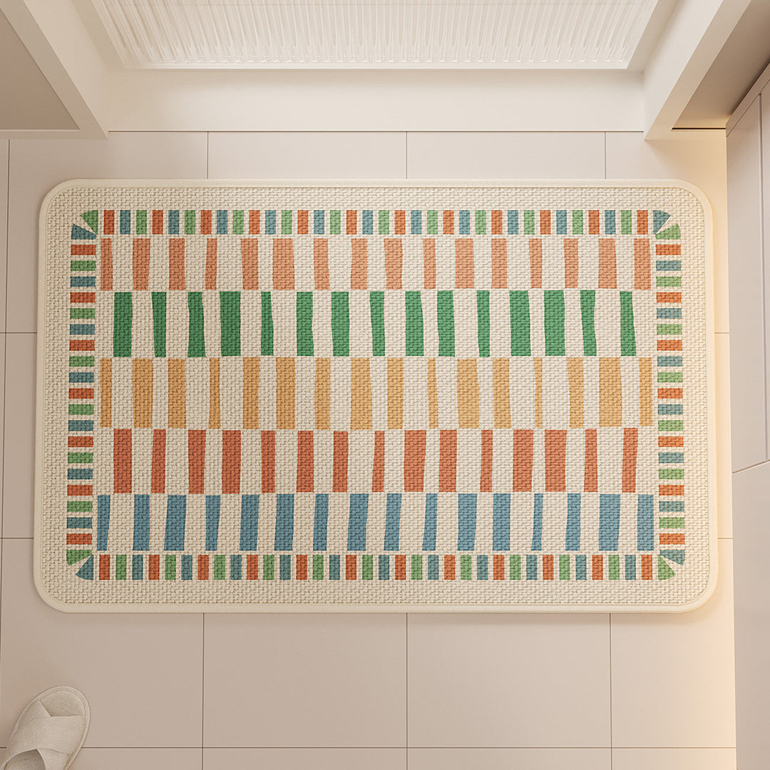 Bunte Geometrische Küchenmatte