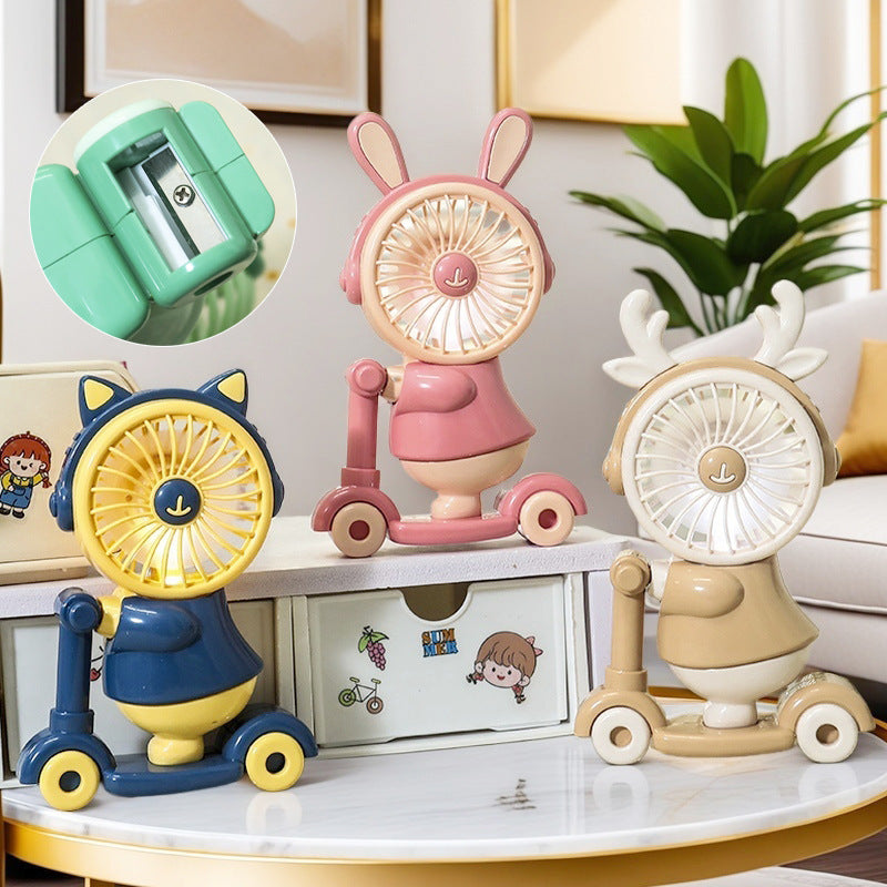 Damen Tragbarer Handventilator im kreativen Tierdesign Karnz
