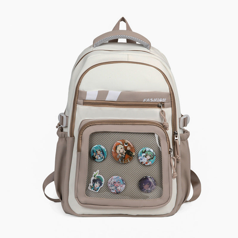 Stylischer Grafik-Patch-Rucksack Karnz