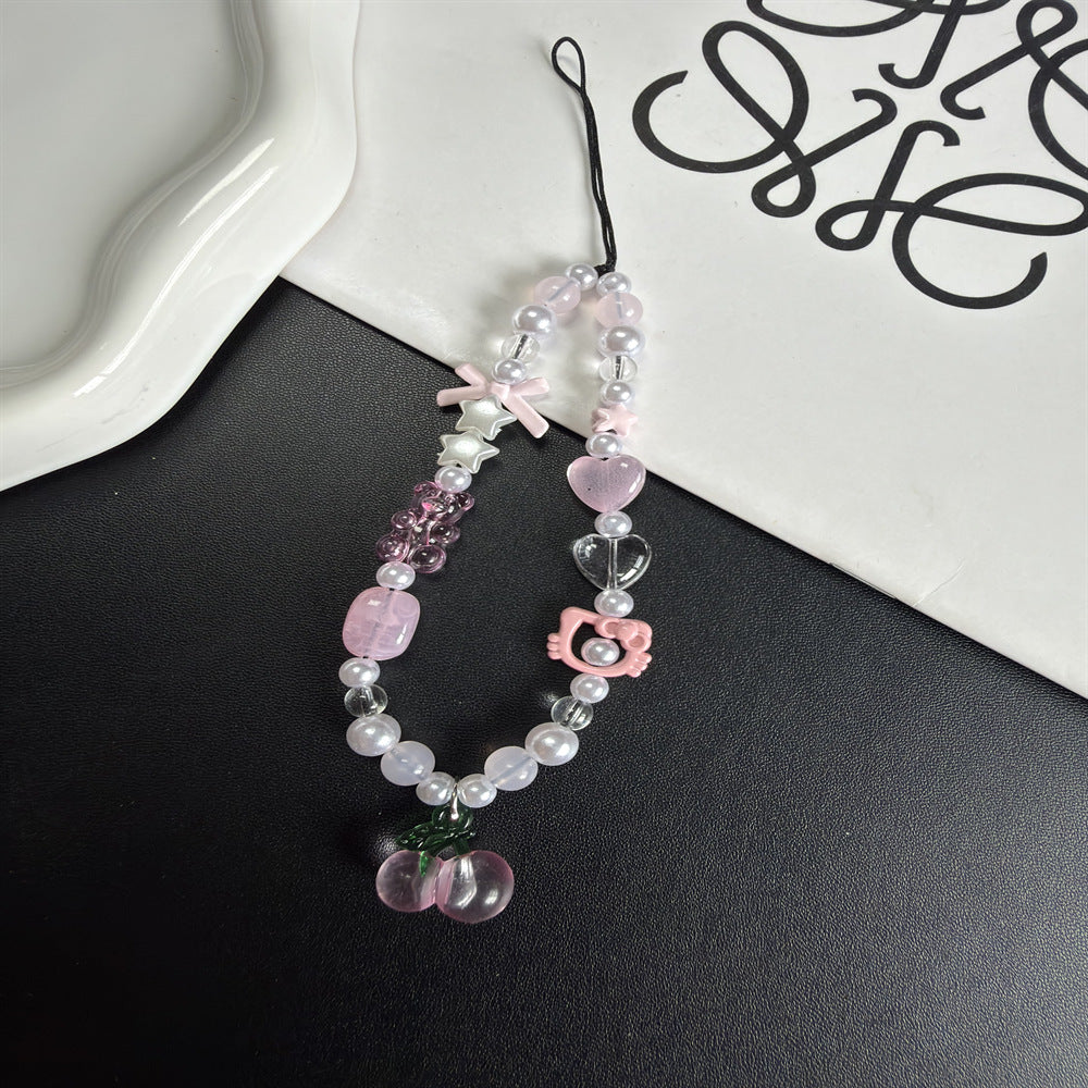 Niedliche Perlen Charm Halskette Karnz