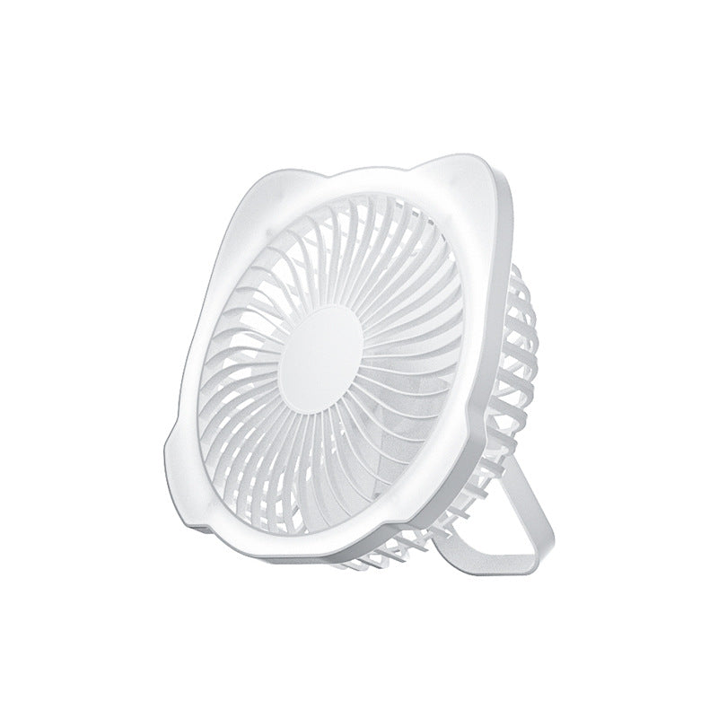 Damen tragbarer Tischventilator mit LED-Leuchte Karnz