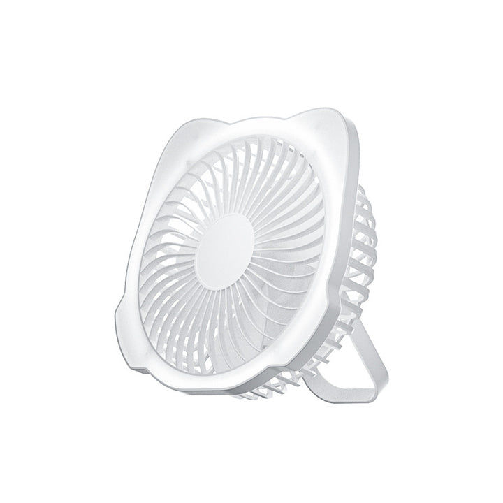 Damen tragbarer Tischventilator mit LED-Leuchte Karnz