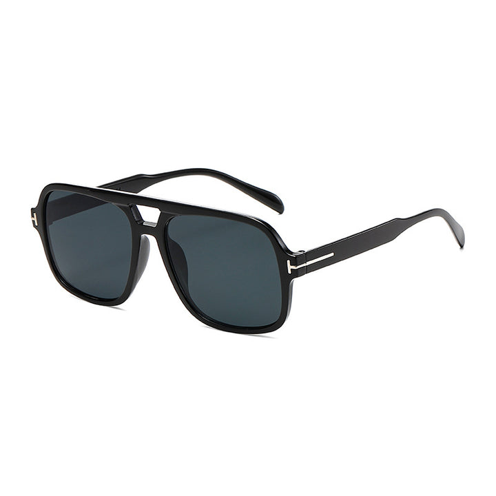 Damen Modische quadratische Sonnenbrille mit robustem Rahmen Karnz